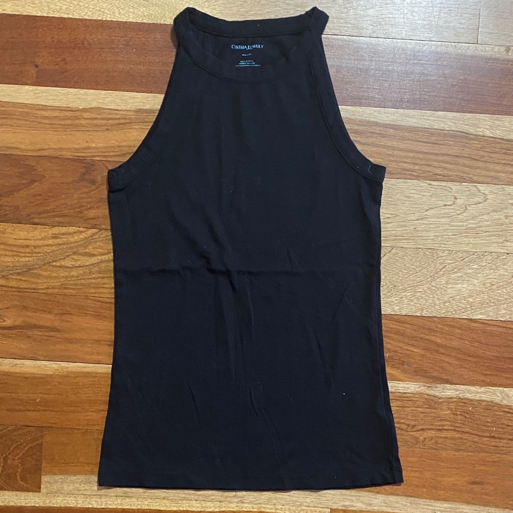 Cynthia Rowley Black Tank Top